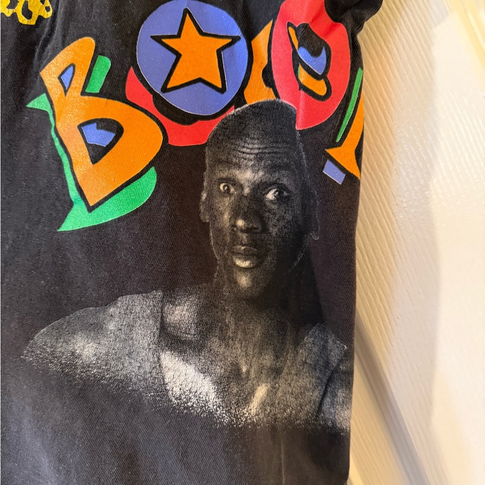 Nike Black T-Shirt with Red Logo